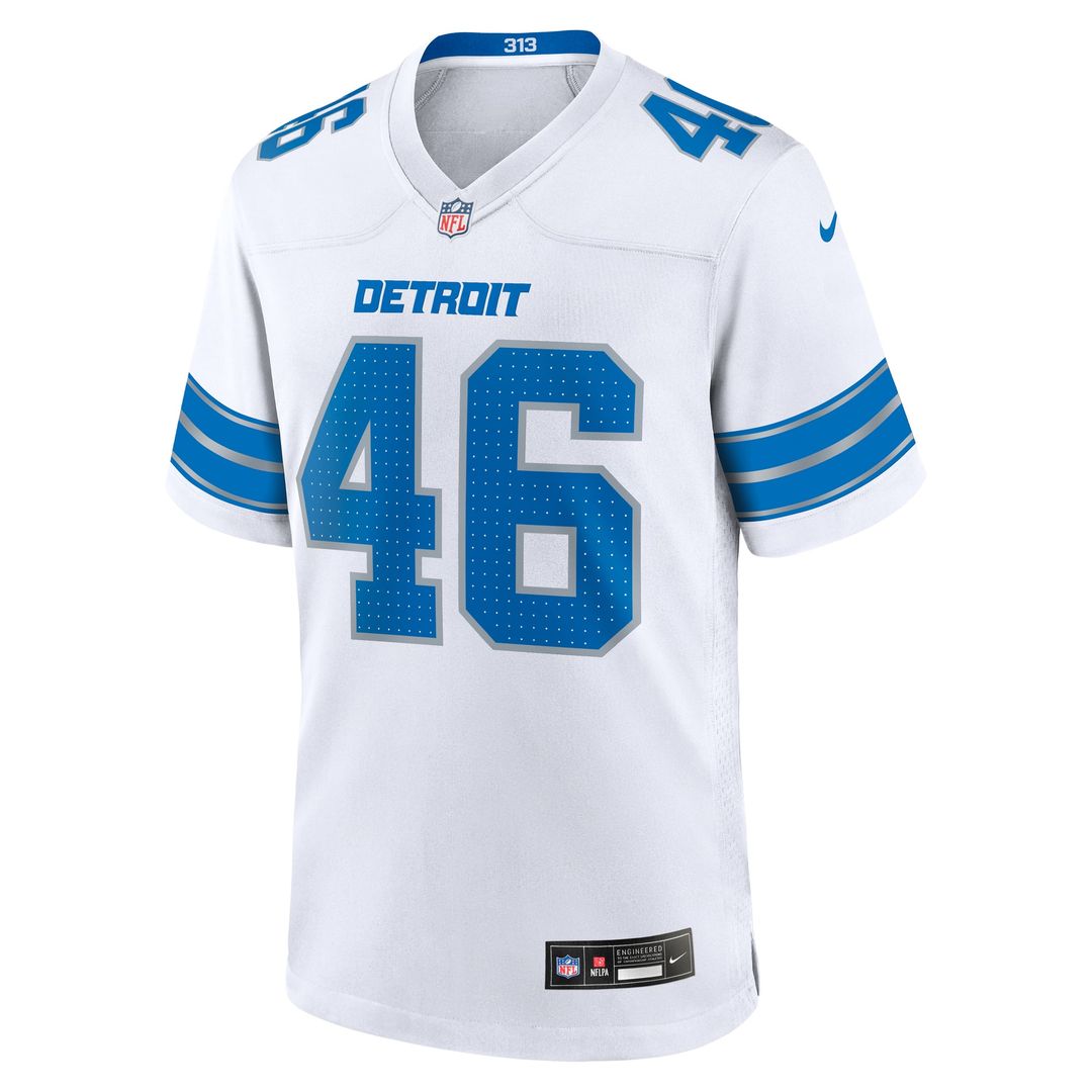 Jack Campbell Detroit Lions 2nd Alternate Game Jersey - Black