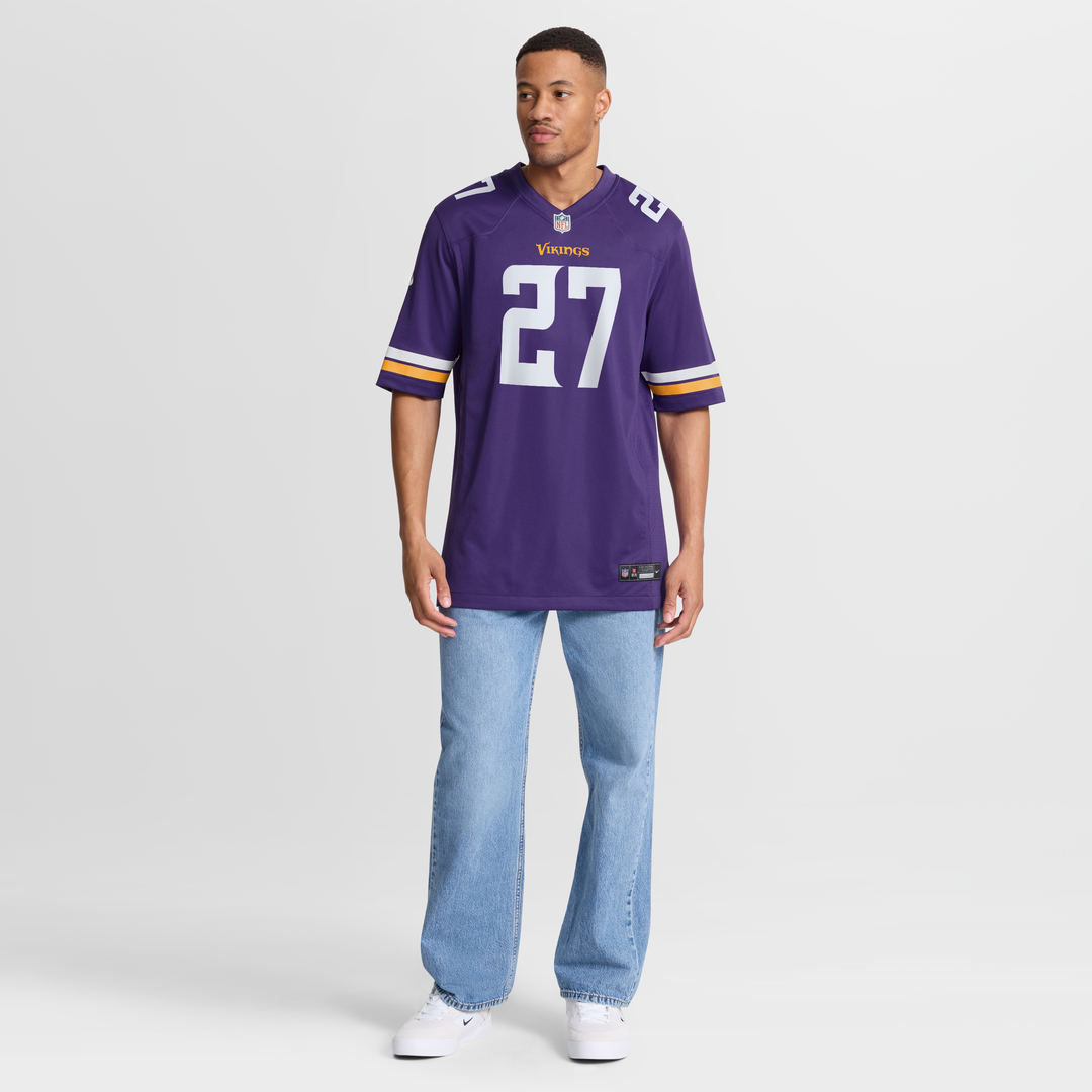 Jordan Mason Minnesota Vikings Team Game Jersey - Purple