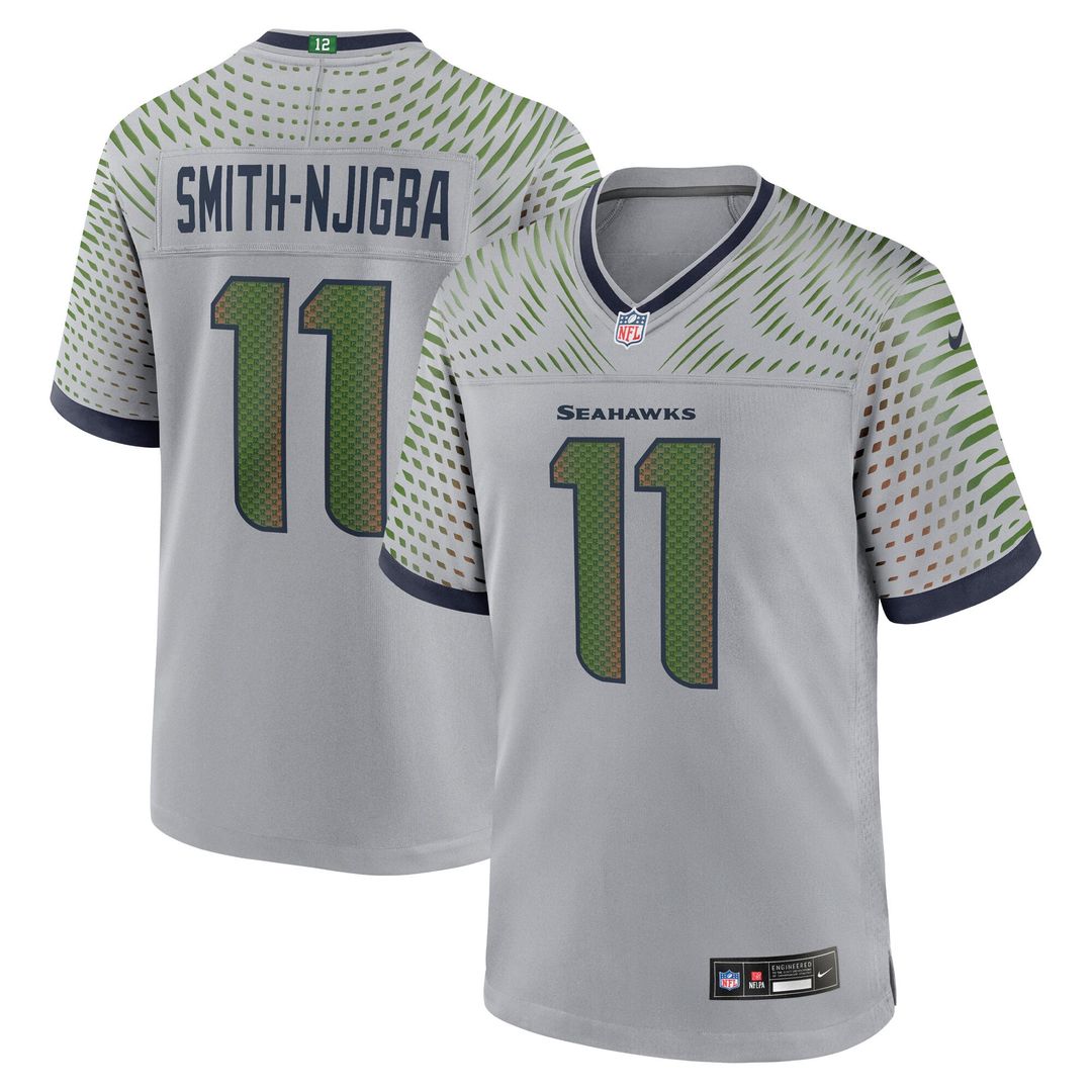 Jaxon Smith - Njigba Seattle Seahawks Rivalries Collection Game Jersey - Gray