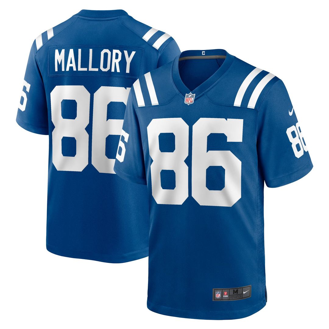 Will Mallory Indianapolis Colts Team Game Jersey - Royal