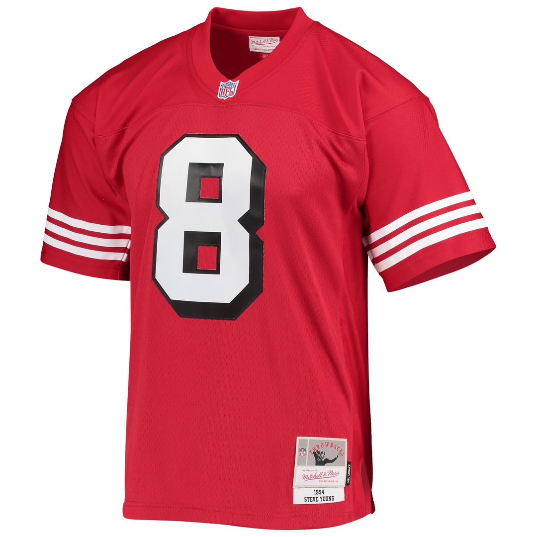 Steve Young San Francisco 49ers Legacy Replica Jersey - Scarlet