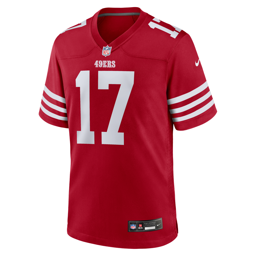Jordan Watkins San Francisco 49ers Team Game Jersey - Scarlet