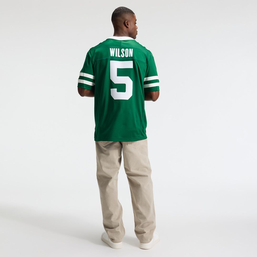 Garrett Wilson New York Jets Team Vapor F.U.S.E. Stitched Limited Jersey - Legacy Green