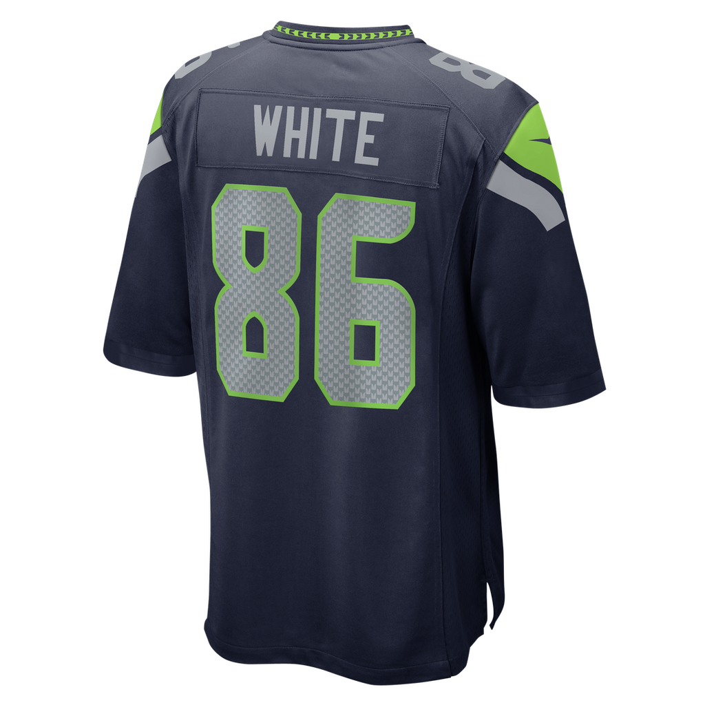 Ricky White Seattle Seahawks Team Game Jersey - College Navy