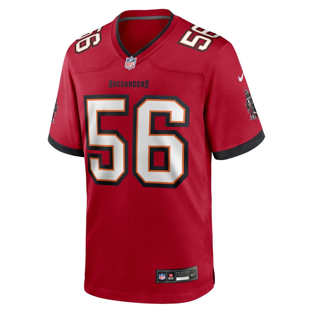 Benton Whitley Tampa Bay Buccaneers Team Game Jersey - Red