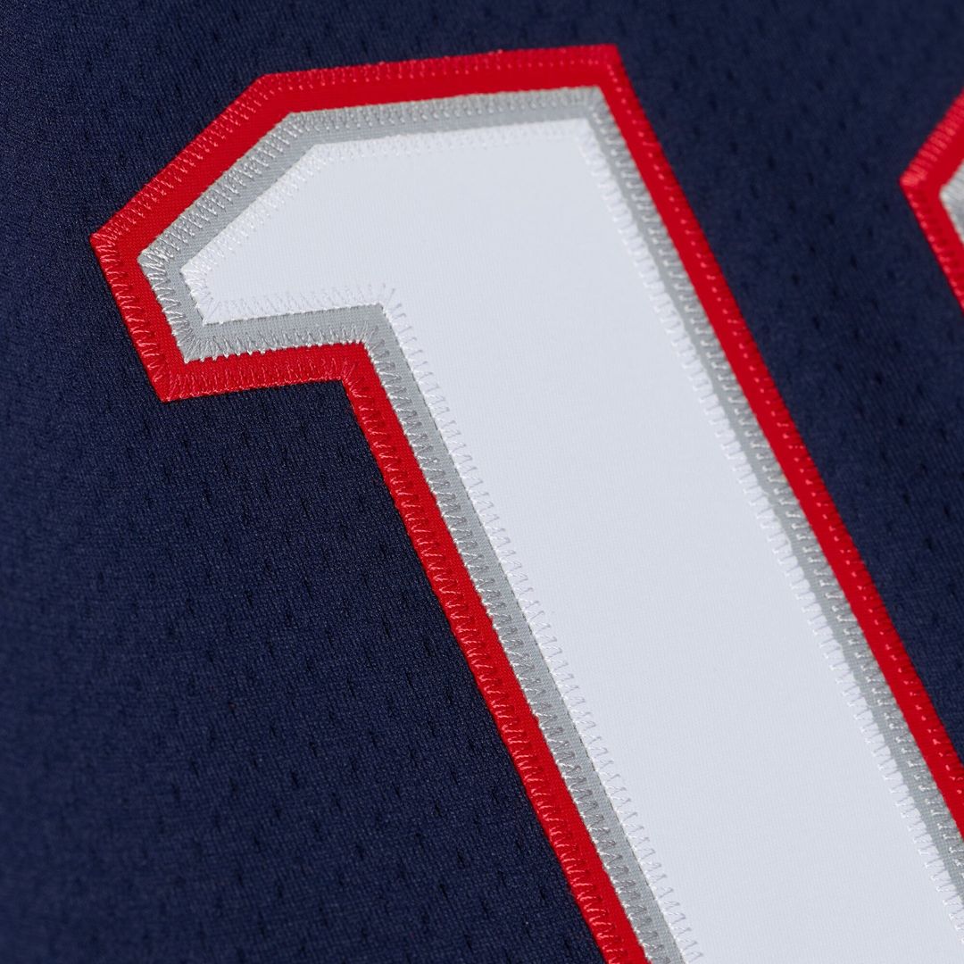 Tom Brady New England Patriots Super Bowl XXXVI Authentic Throwback Jersey - Navy