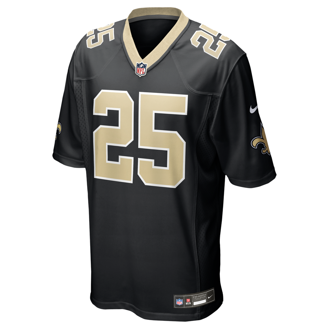 Rejzohn Wright New Orleans Saints Team Game Jersey - Black