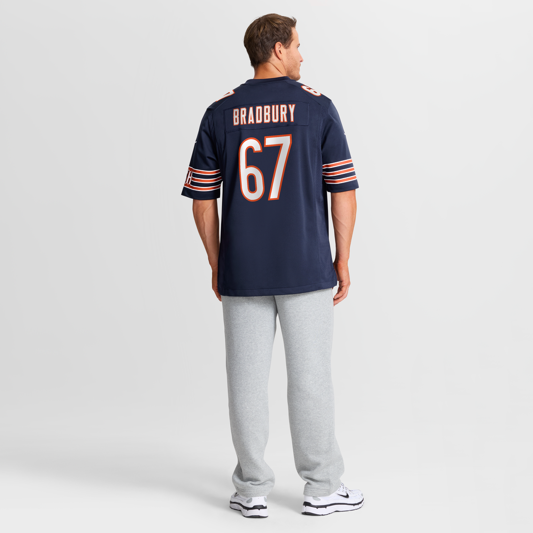 Garrett Bradbury Chicago Bears Team Game Jersey - Navy