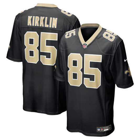 Jontre Kirklin New Orleans Saints Team Game Jersey - Black