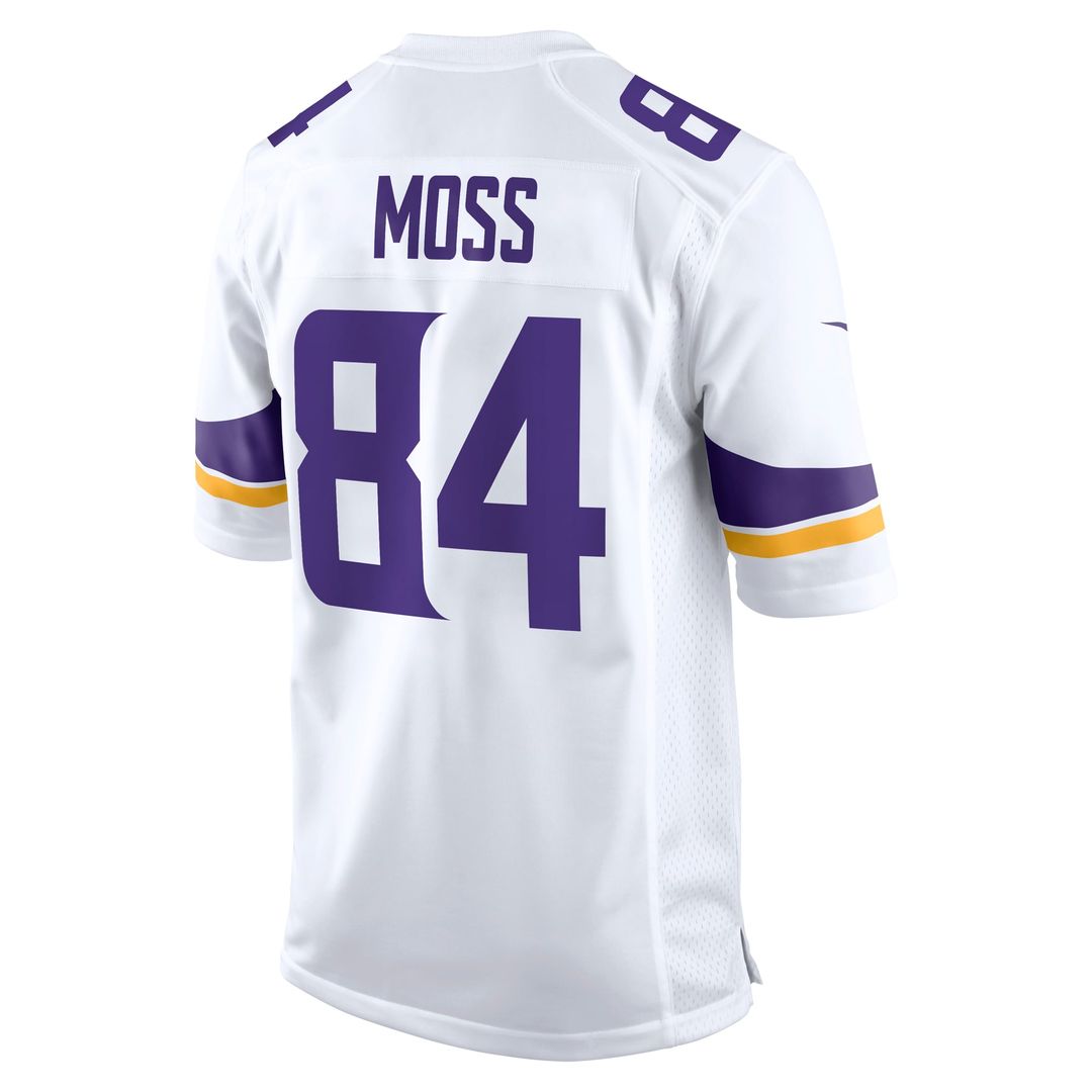 Randy Moss Minnesota Vikings Retired Player Game Jersey - White