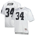 Bo Jackson Las Vegas Raiders Big & Tall 1988 Retired Player Replica Jersey - White