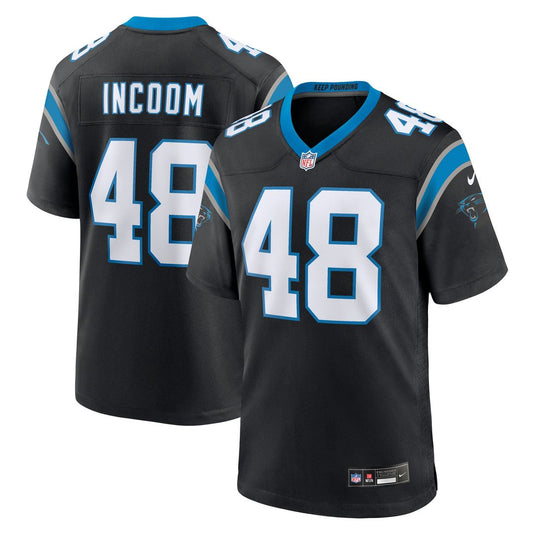 Thomas Incoom Carolina Panthers Team Game Jersey - Black