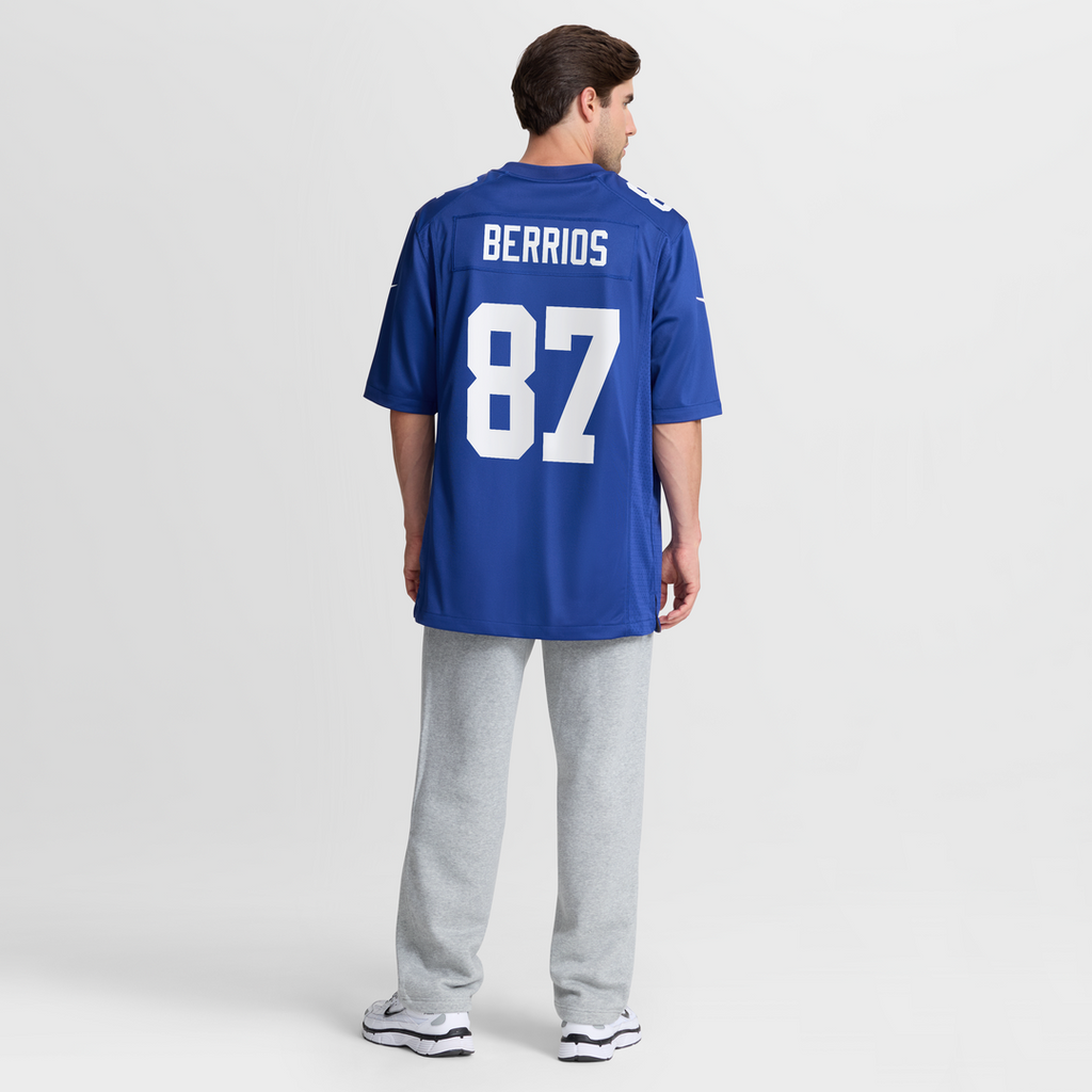 Braxton Berrios New York Giants Team Game Jersey - Royal