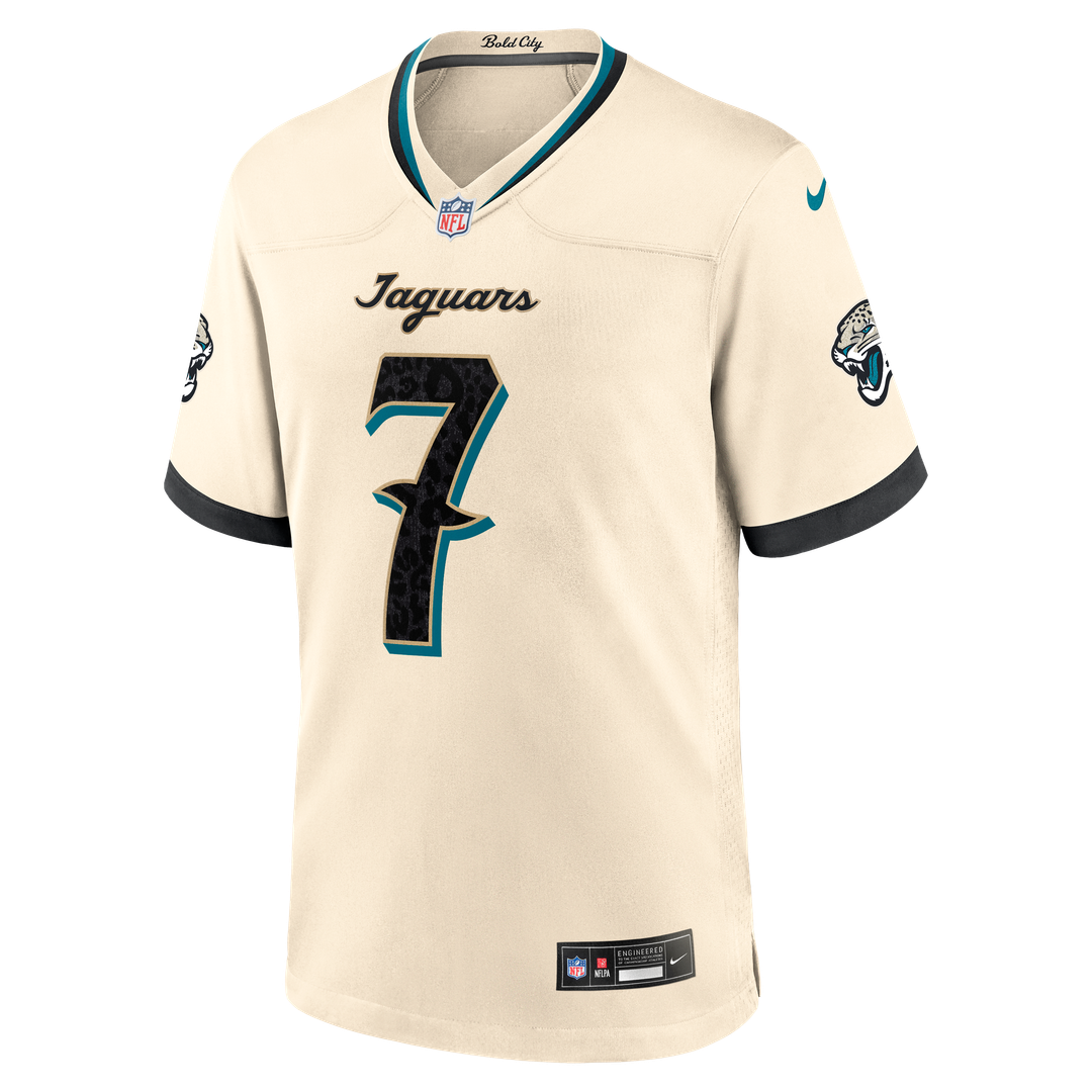Brian Thomas Jr. Jacksonville Jaguars 2026 Rivalries Collection Game Jersey - Natural