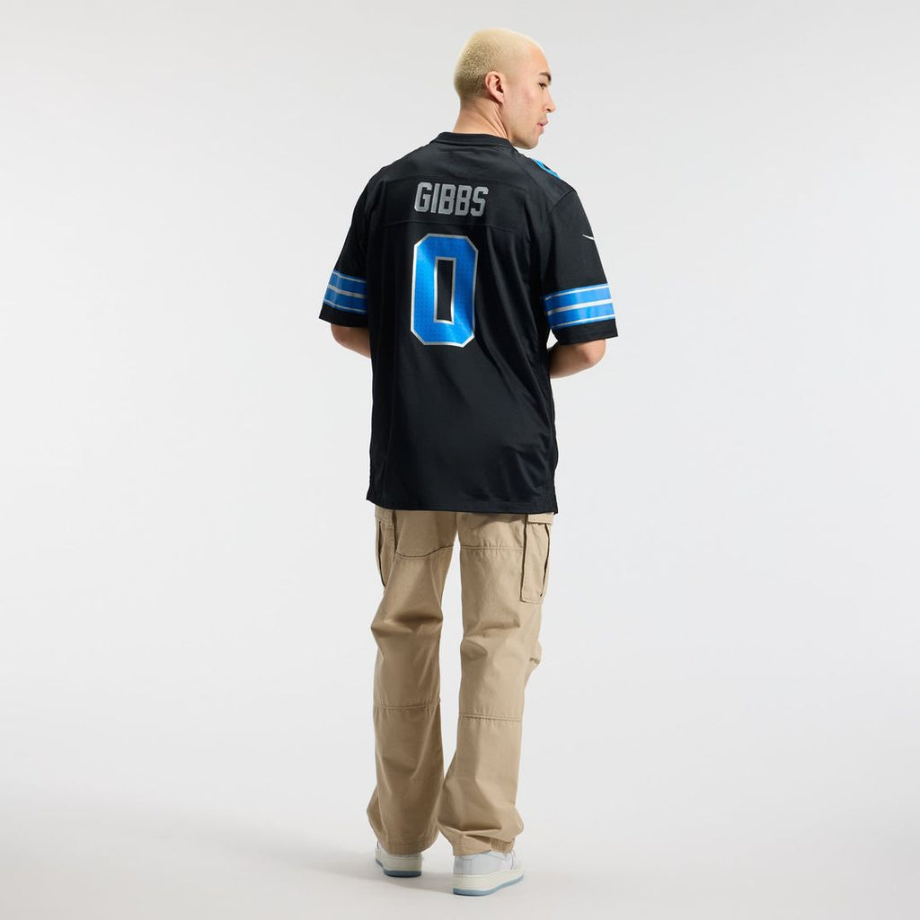 Jahmyr Gibbs Detroit Lions 2nd Alternate Game Player Jersey - Black