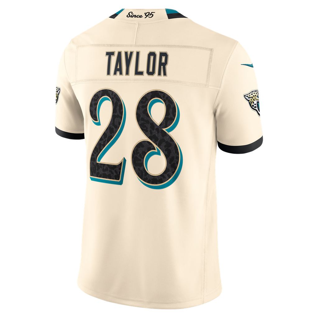 Fred Taylor Jacksonville Jaguars 2026 Rivalries Collection Stitched Limited Jersey - Natural