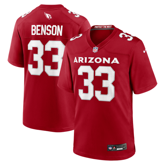 Trey Benson Arizona Cardinals Team Game Jersey - Cardinal