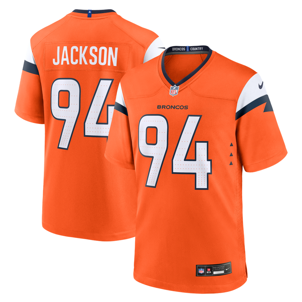 Jordan Jackson Denver Broncos Team Game Jersey - Orange