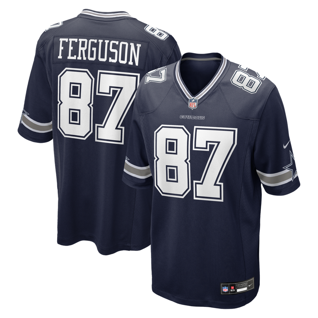 Jake Ferguson Dallas Cowboys Team Game Jersey - Navy
