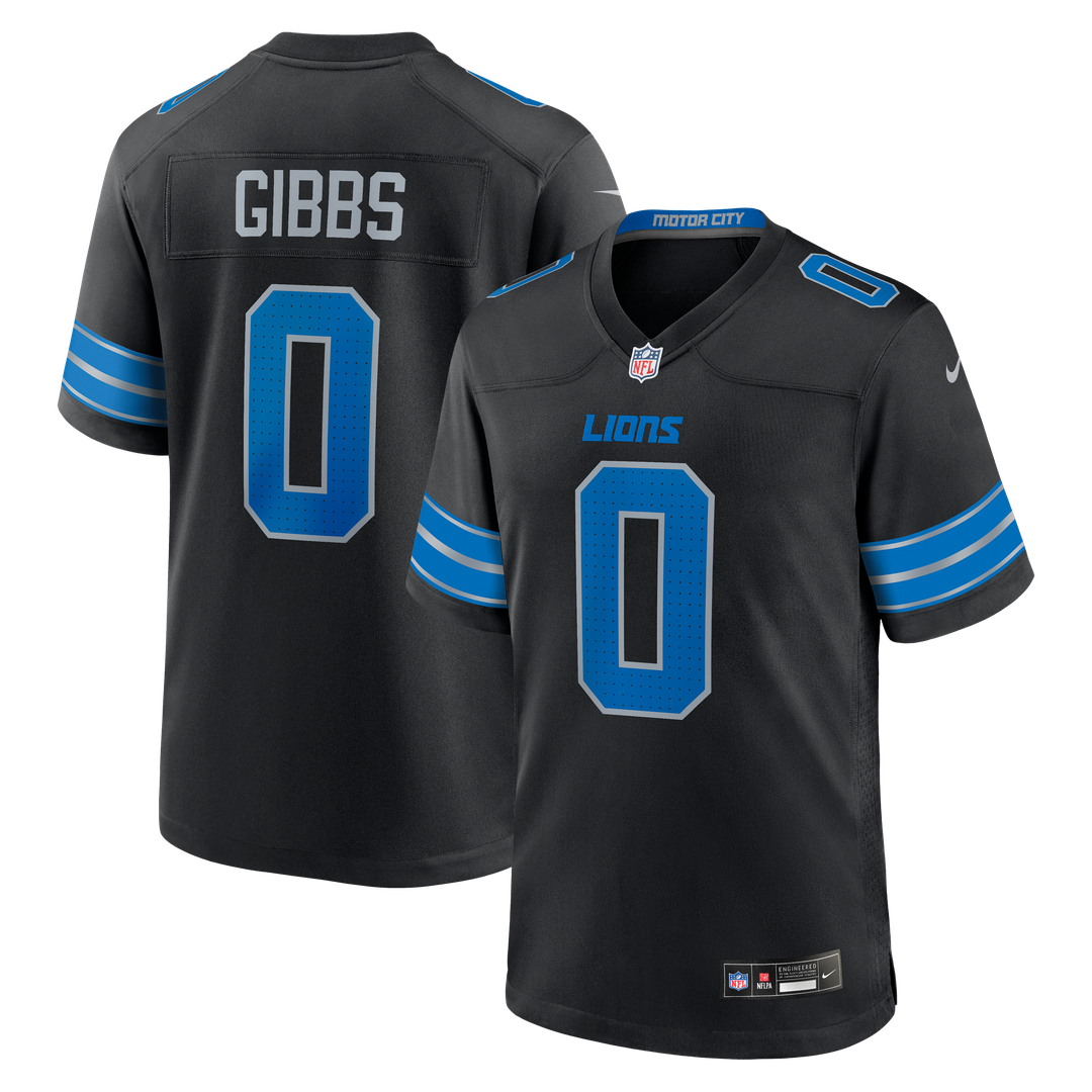Jahmyr Gibbs Detroit Lions Game Player Jersey - White