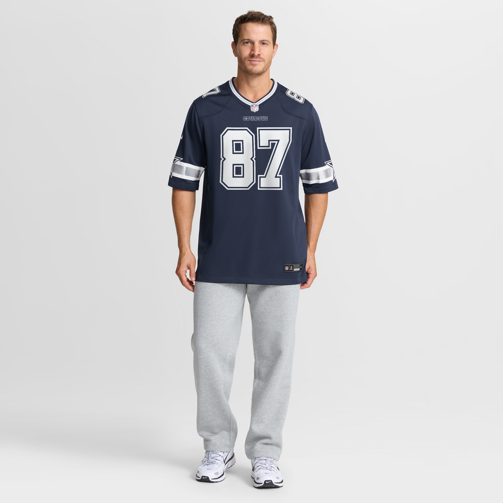 Jake Ferguson Dallas Cowboys Team Game Jersey - Navy