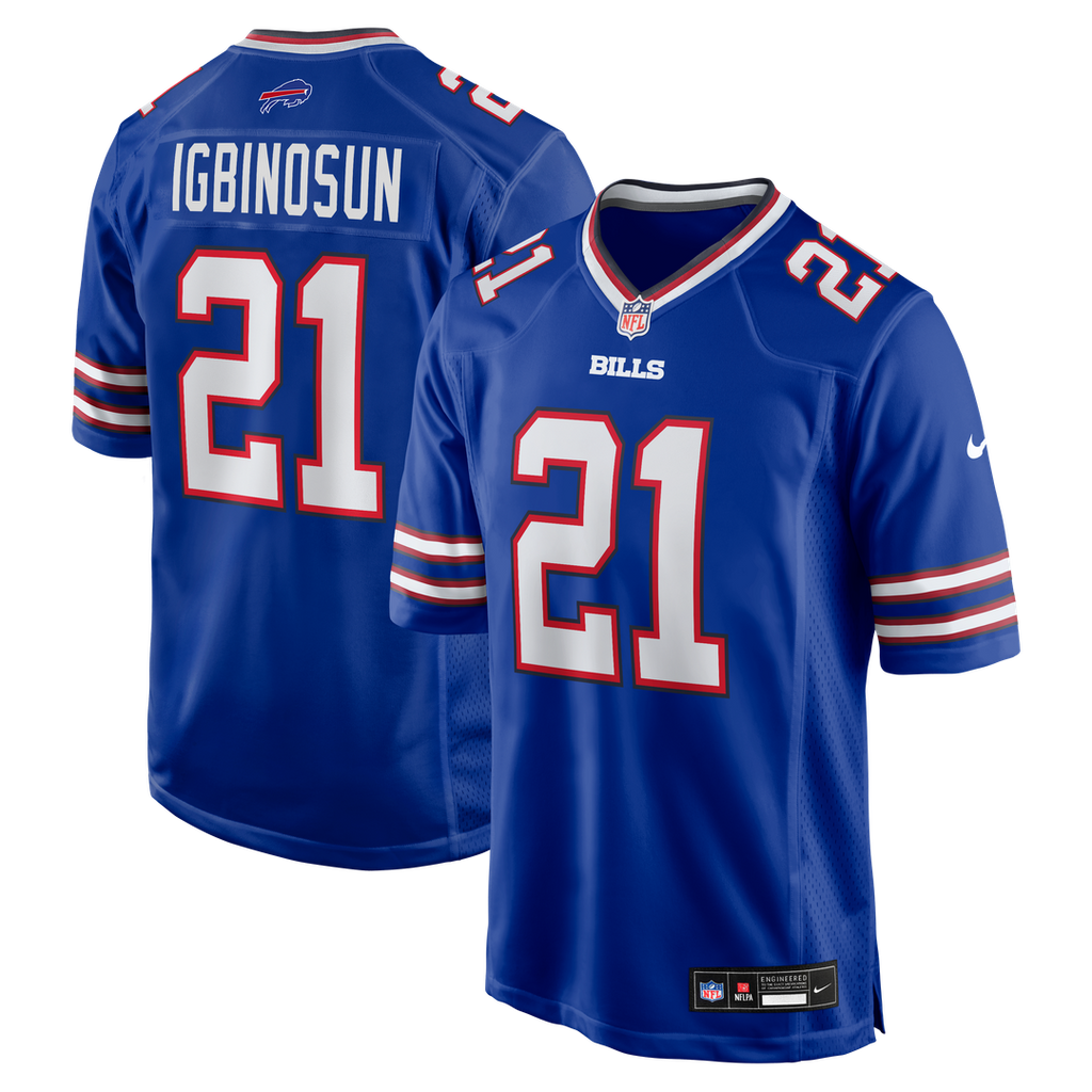 Davison Igbinosun Buffalo Bills Team Game Jersey - Royal