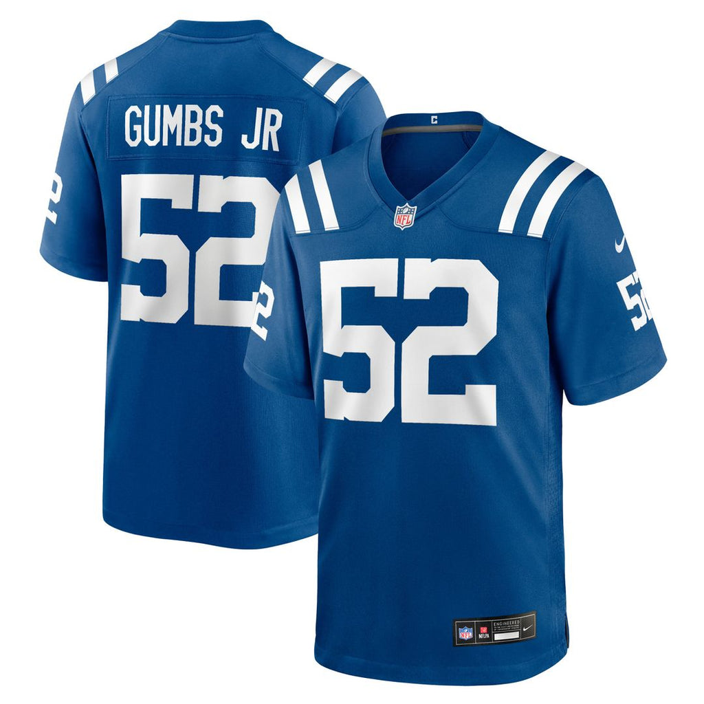 George Gumbs Jr. Indianapolis Colts Team Game Jersey - Royal