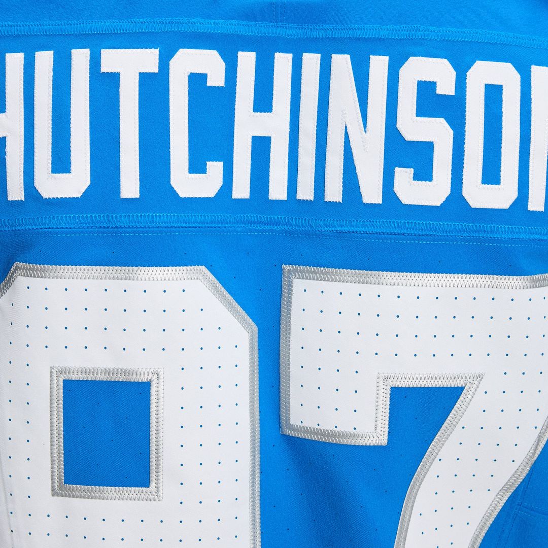 Aidan Hutchinson Detroit Lions Team Vapor F.U.S.E. Elite Jersey - Blue