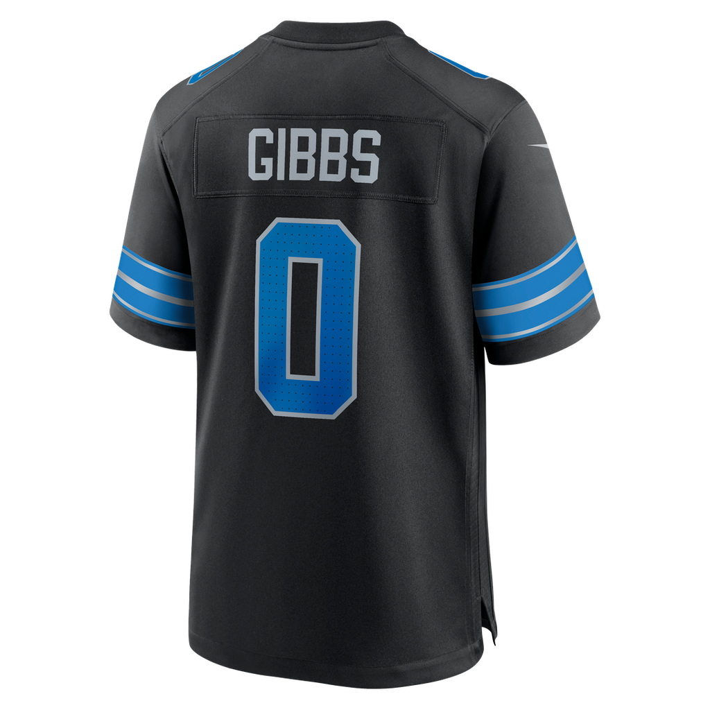 Jahmyr Gibbs Detroit Lions 2nd Alternate Game Player Jersey - Black
