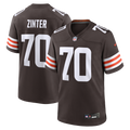 Zak Zinter Cleveland Browns Team Game Jersey - Brown