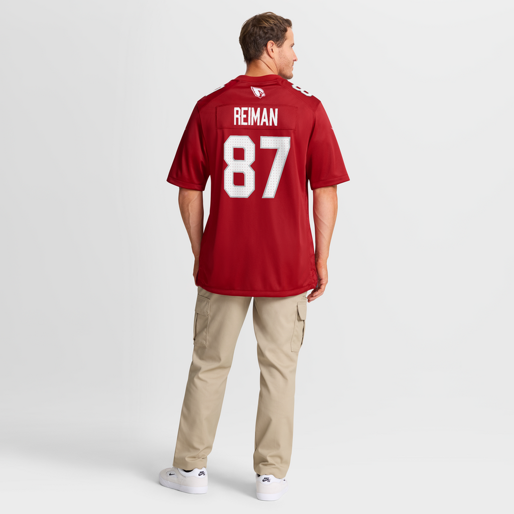 Tip Reiman Arizona Cardinals Team Game Jersey - Cardinal