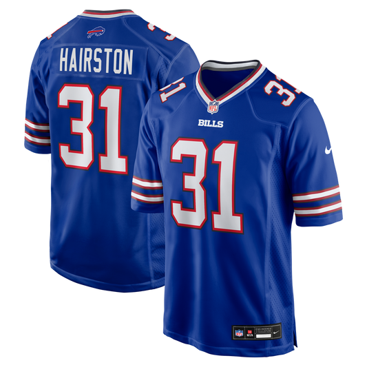 Maxwell Hairston Buffalo Bills Game Player Jersey - Royal