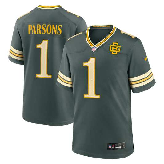 Micah Parsons Green Bay Packers 2026 Rivalries Collection Game Jersey - Green
