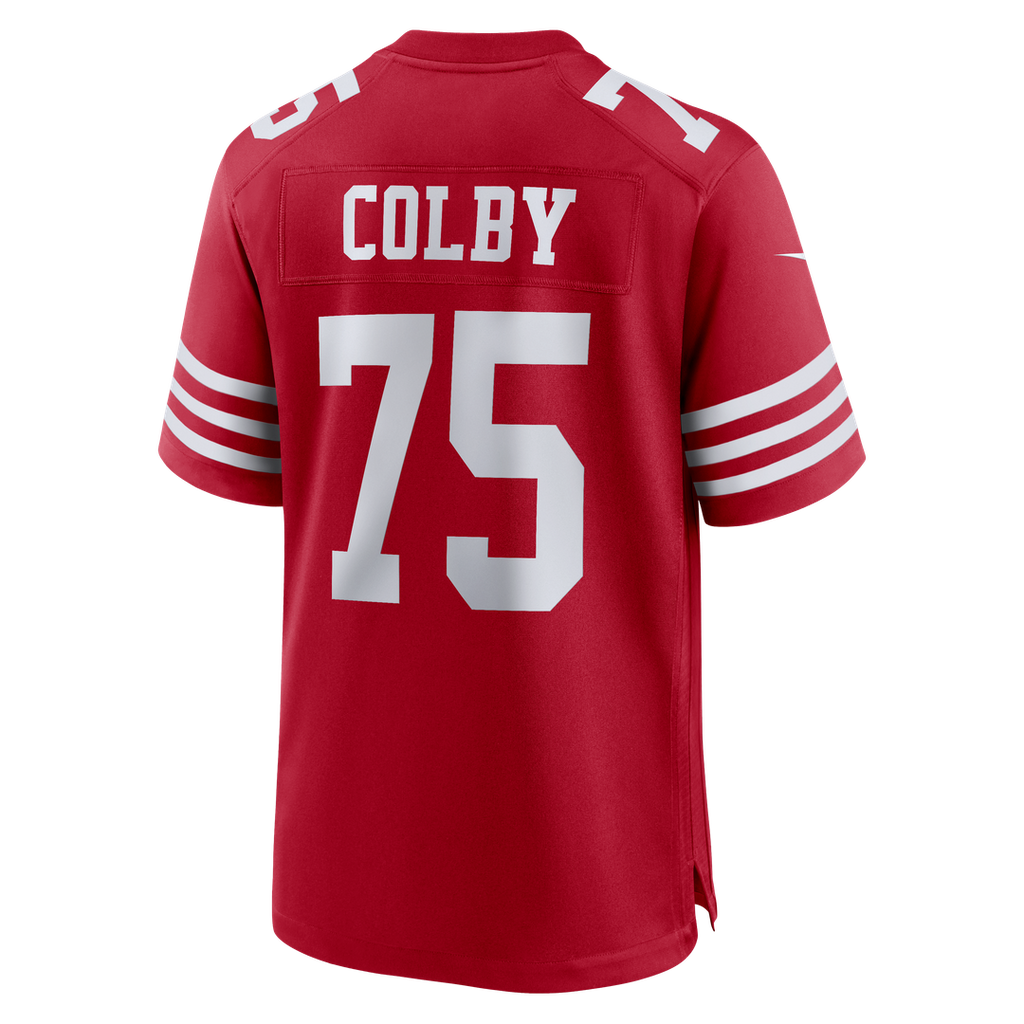 Connor Colby San Francisco 49ers Team Game Jersey - Scarlet