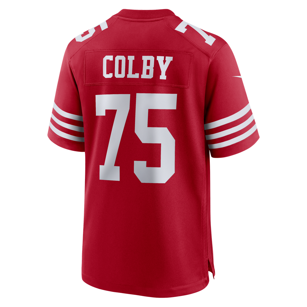 Connor Colby San Francisco 49ers Team Game Jersey - Scarlet