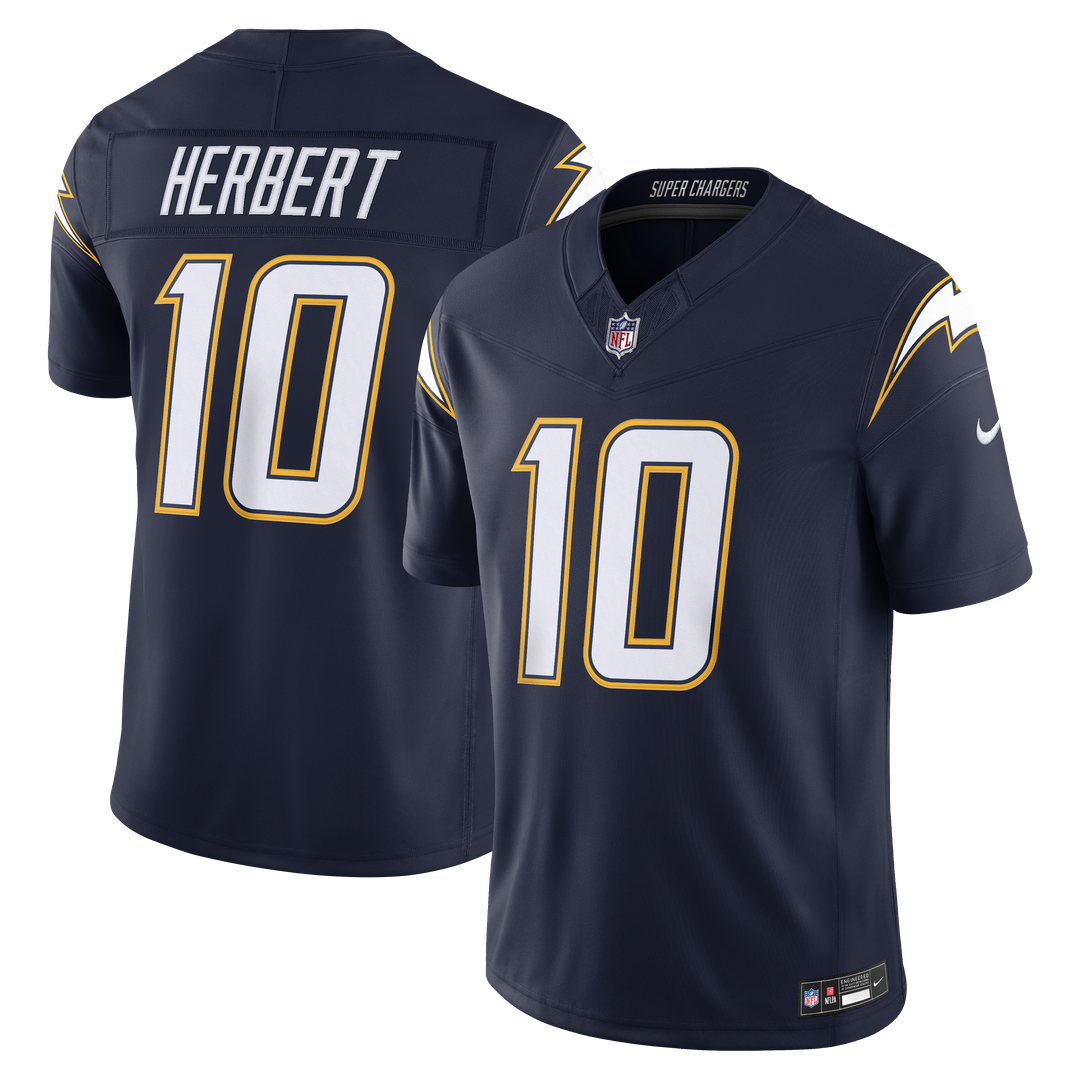 Justin Herbert Los Angeles Chargers Team Vapor F.U.S.E. Stitched Limited Jersey - Powder Blue