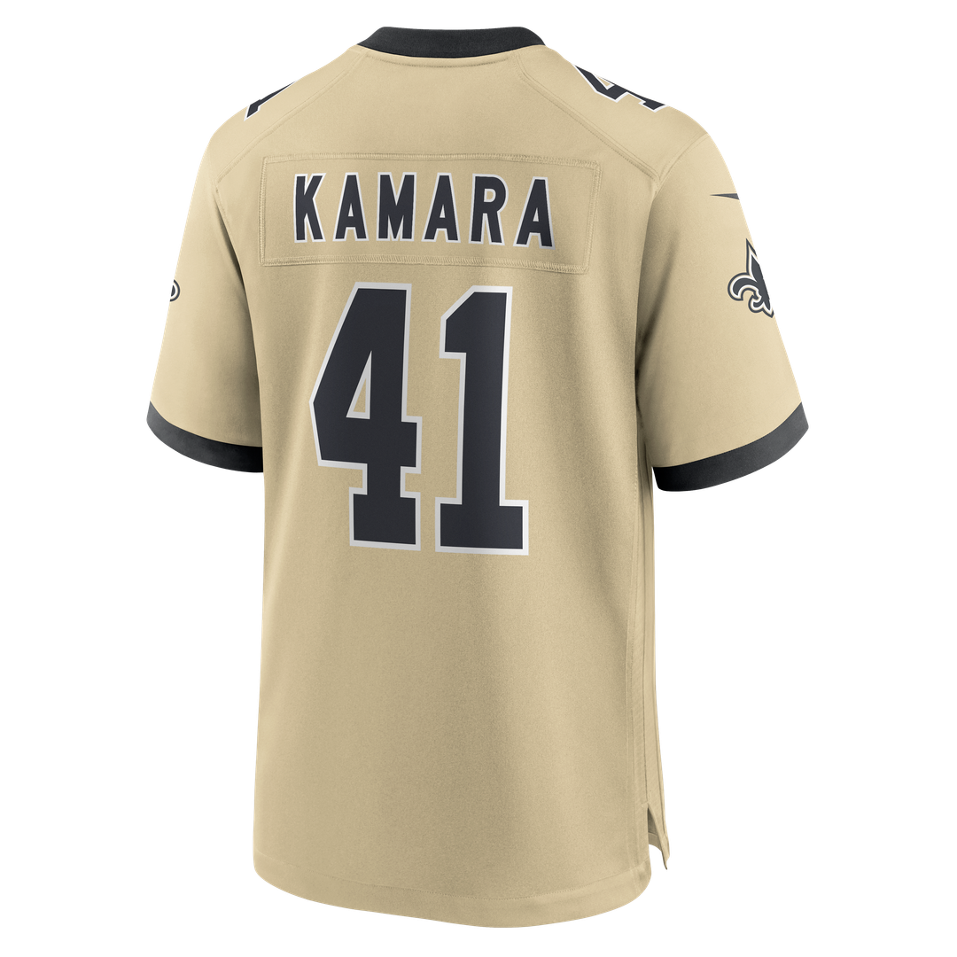 Alvin Kamara New Orleans Saints Gameday Golds Alternate Game Player Jersey - Gold