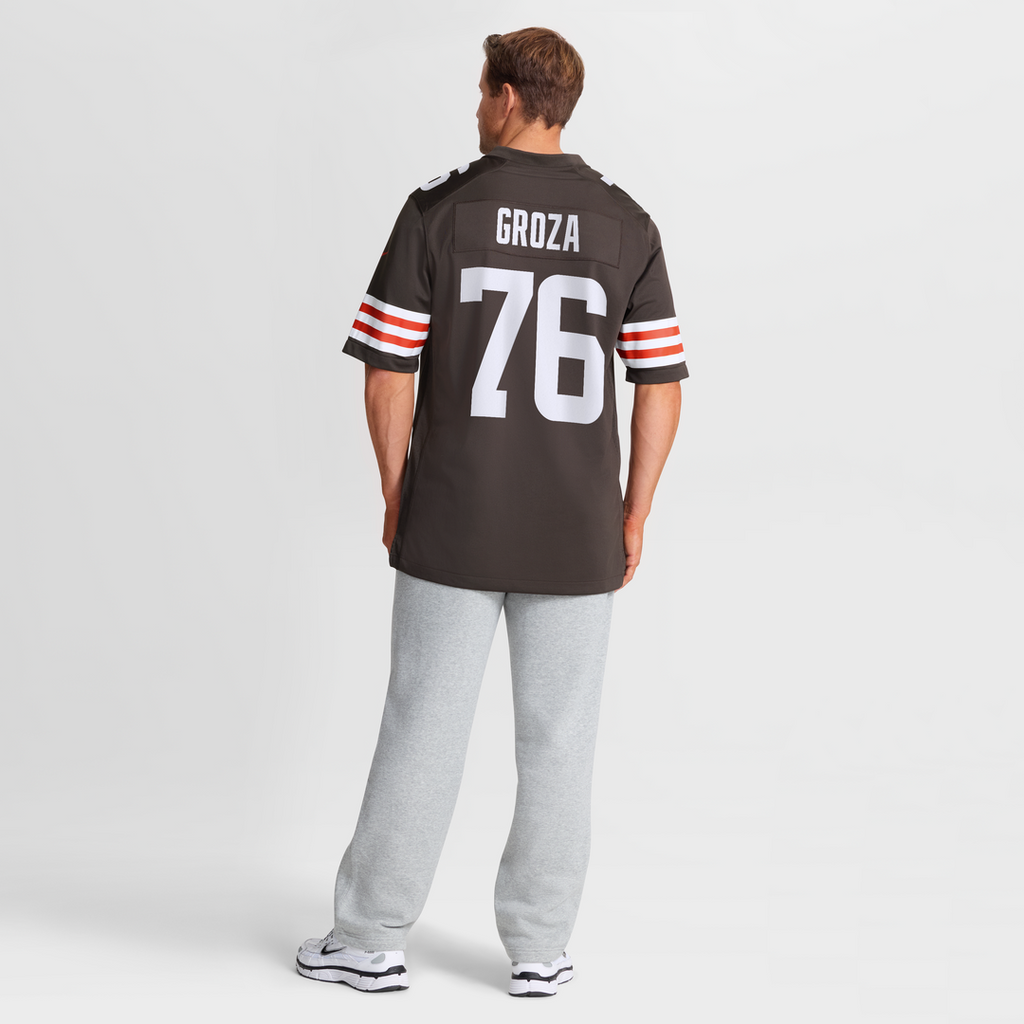 Lou Groza Cleveland Browns Game Retired Player Jersey - Brown