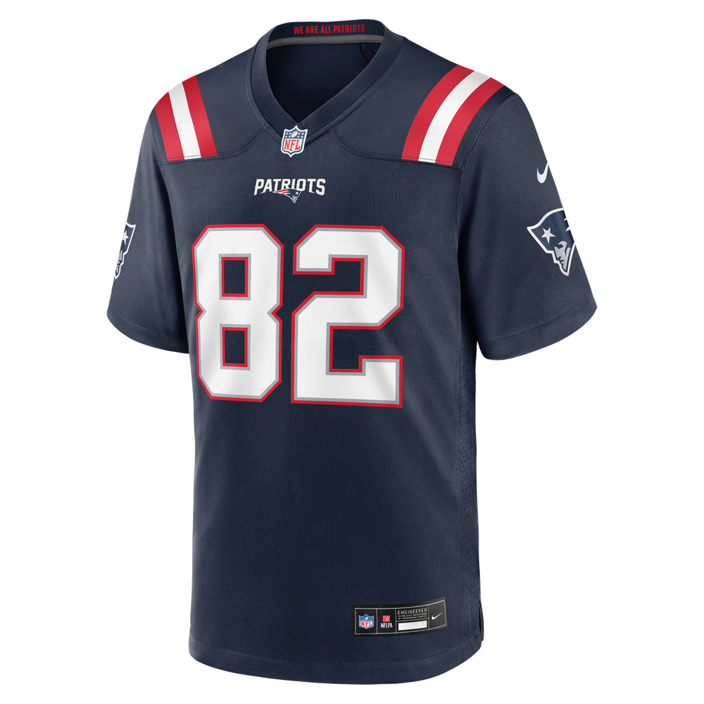 Eli Raridon New England Patriots Team Game Jersey - Navy