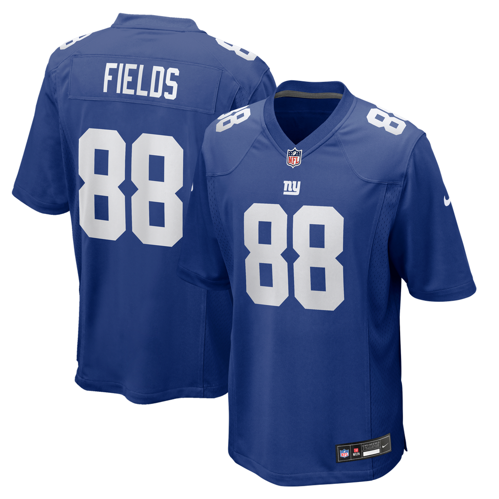 Malachi Fields New York Giants Team Game Jersey - Royal