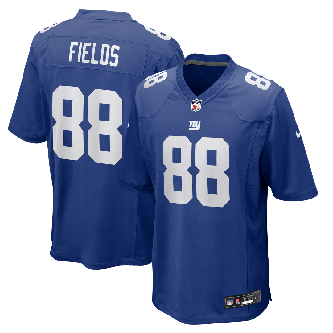 Malachi Fields New York Giants Team Game Jersey - Royal