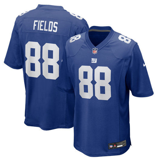 Malachi Fields New York Giants Team Game Jersey - Royal