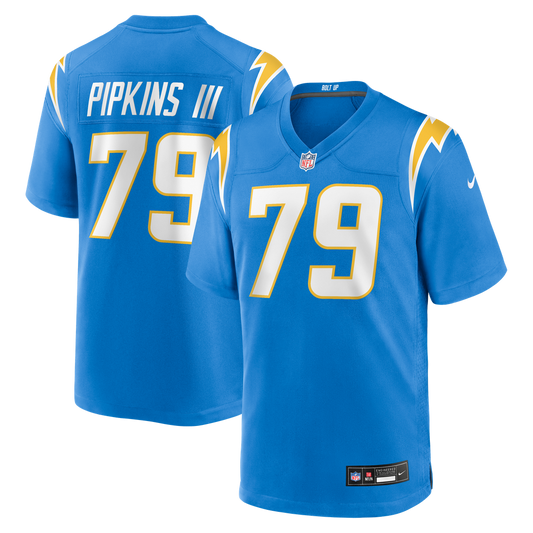 Trey Pipkins III Los Angeles Chargers Game Jersey - Powder Blue