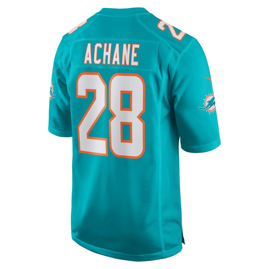 De’Von Achane Miami Dolphins Player Game Jersey - Aqua