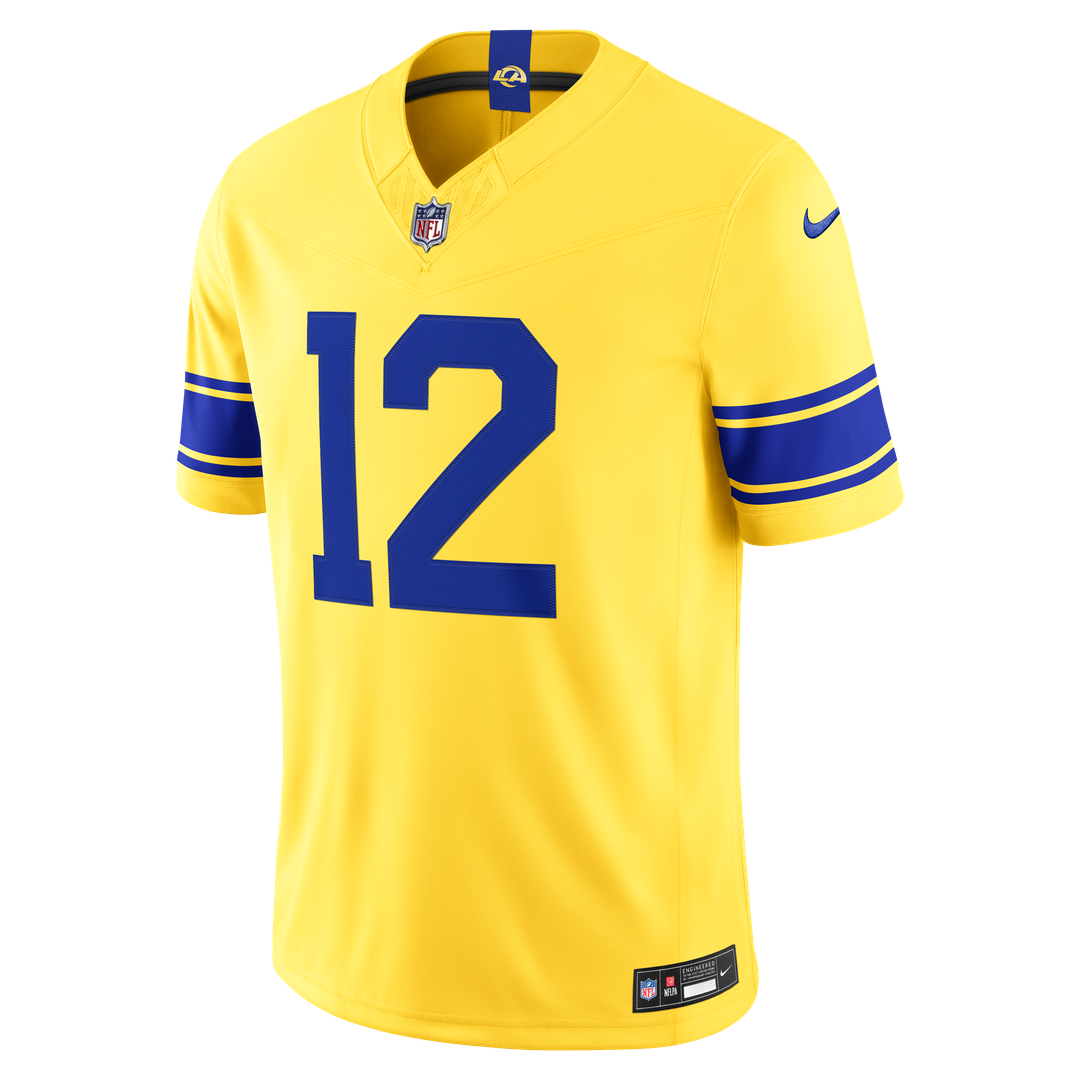 Puka Nacua Los Angeles Rams Classic Sol Vapor F.U.S.E. Stitched Limited Jersey