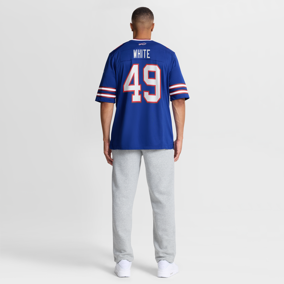 DaShaun White Buffalo Bills Team Game Jersey - Royal