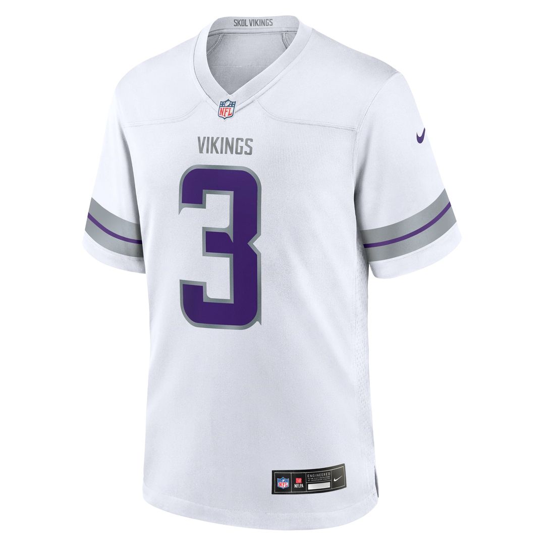 Jordan Addison Minnesota Vikings Alternate Game Player Jersey - White