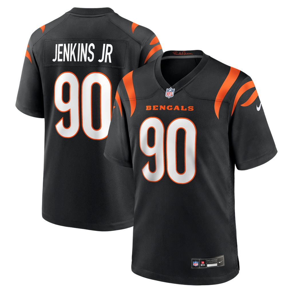 Kris Jenkins Jr. Cincinnati Bengals Game Jersey - Black