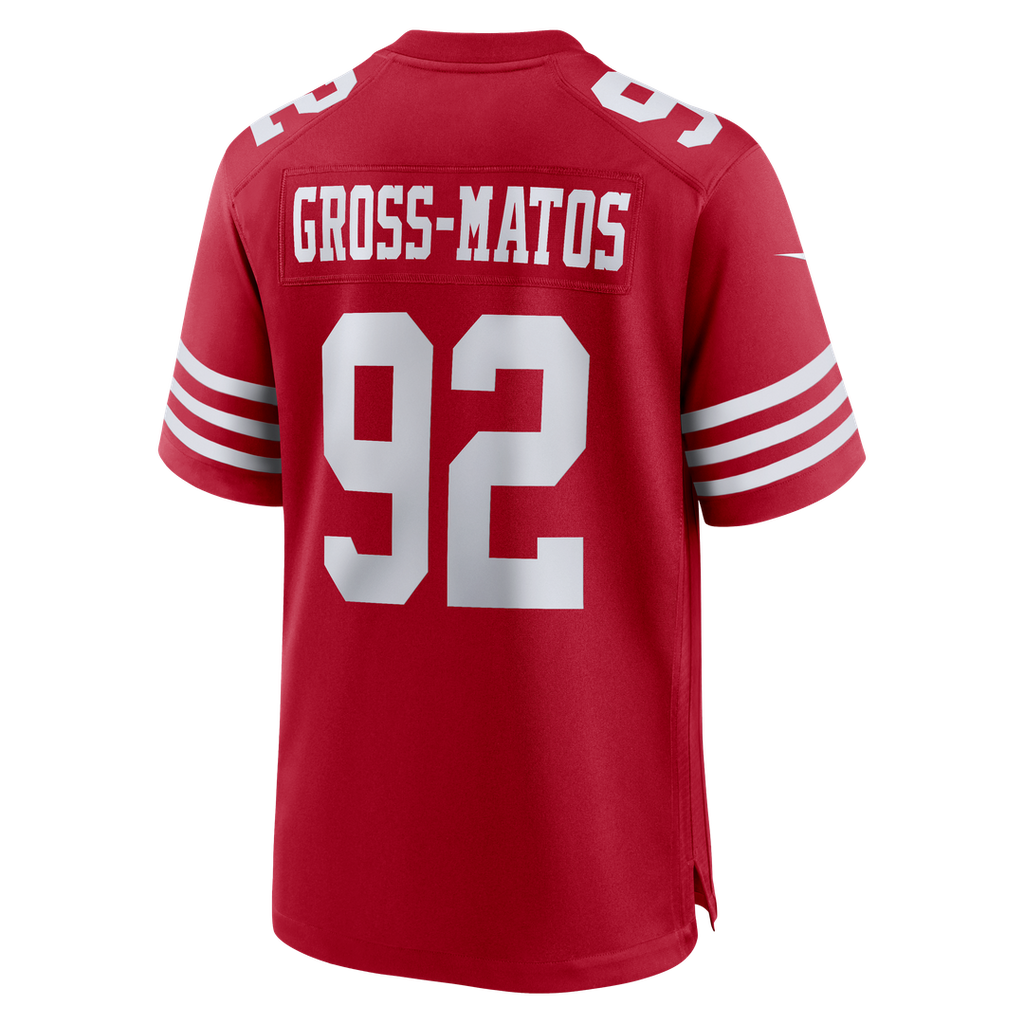 Yetur Gross - Matos San Francisco 49ers Team Game Jersey - Scarlet