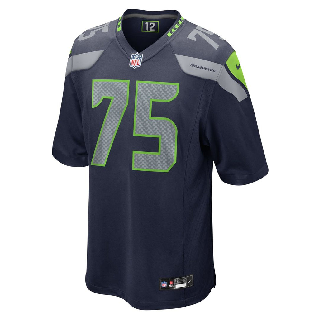 Anthony Bradford Seattle Seahawks Game Jersey - College Navy